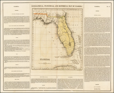 Florida Map By Henry Charles Carey  &  Isaac Lea