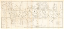 Texas, Southwest, Mexico, Baja California and California Map By Andrew Gray