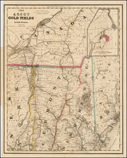 New England and Canada Map By G.W.  & C.B. Colton