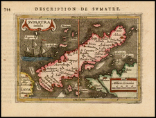 Southeast Asia and Other Islands Map By Petrus Bertius