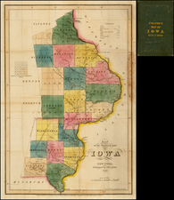 Midwest and Plains Map By Joseph Hutchins Colton