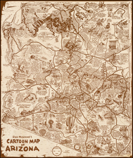 Southwest Map By Reginald Manning