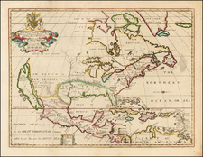 North America and California as an Island Map By Edward Wells