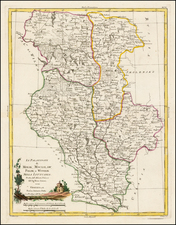 Poland and Baltic Countries Map By Antonio Zatta