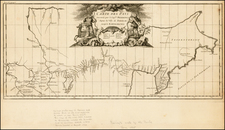 Polar Maps, Central Asia & Caucasus and Russia in Asia Map By Jean-Baptiste Bourguignon d'Anville