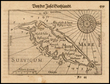 Baltic Countries and Scandinavia Map By Barent Langenes