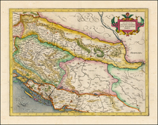 Balkans, Croatia & Slovenia and Bosnia & Herzegovina Map By  Gerard Mercator