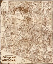 Southwest Map By Reginald Manning