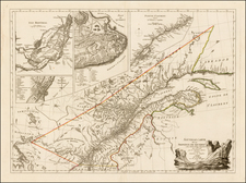 Canada Map By Georges Louis Le Rouge