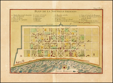 South Map By Jacques Nicolas Bellin