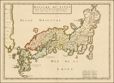 Japan and Korea Map By Philip Briet