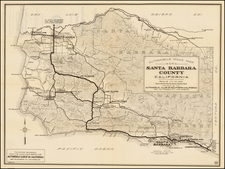 California Map By Automobile Club of Southern California