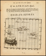 African Islands, including Madagascar Map By Robert Morden