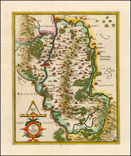 Ireland Map By  Gerard Mercator