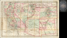 Southwest, Rocky Mountains and California Map By G.W.  & C.B. Colton