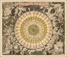 Celestial Maps and Curiosities Map By Matthaus Seutter