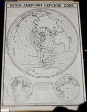 World, World, Polar Maps, South America, Asia, Asia, Pacific and America Map By Norman J. Padelford