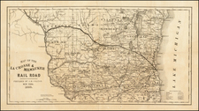 Wisconsin Map By Joseph Hutchins Colton