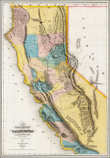 California Map By Charles Drayton Gibbes