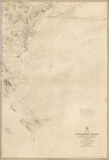 Southeast Asia and Singapore Map By British Admiralty