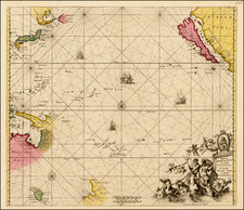 Japan, Other Islands, Australia & Oceania, Pacific, Australia, Oceania, New Zealand, Other Pacific Islands and California Map By Louis Renard