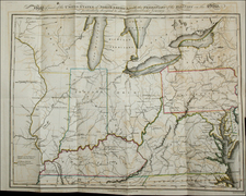 Mid-Atlantic and Midwest Map By Morris Birkbeck