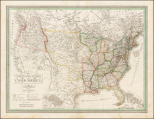 United States Map By Carl Ferdinand Weiland