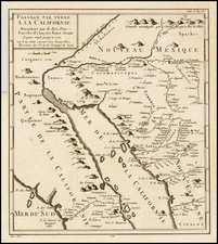 Southwest, Mexico, Baja California and California Map By Fr. Eusebio Kino