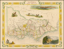 Australia Map By John Tallis