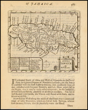 Jamaica Map By Robert Morden