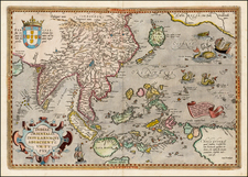 Southeast Asia, Philippines, Australia & Oceania, Australia and Oceania Map By Abraham Ortelius