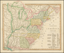 United States and Southeast Map By Robert Wilkinson