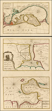 Caribbean and South America Map By Pierre Mortier