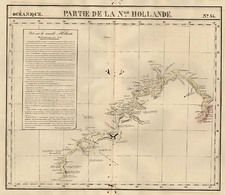 Australia & Oceania, Australia and Other Pacific Islands Map By Philippe Marie Vandermaelen