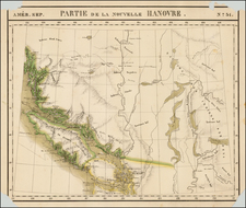 Canada Map By Philippe Marie Vandermaelen