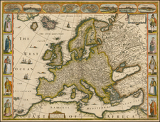 Europe and Europe Map By John Speed