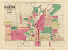 Michigan Map By Everts & Stewart