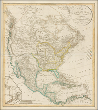 North America Map By Christian Gottlieb Reichard