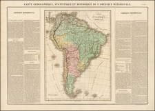 South America Map By Jean Alexandre Buchon