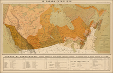 Canada Map By G. Baillairge