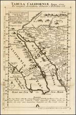 Southwest, Mexico, Baja California and California Map By Fr. Eusebio Kino