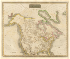 North America Map By John Thomson