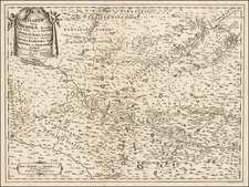 Russia and Russia in Asia Map By I.F. Leihzelt