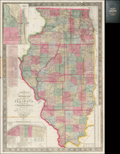 Midwest Map By John Mason Peck  &  John Messinger