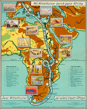 Africa and Africa Map By Nestle and Anglo-Swiss Condensed Milk Co.