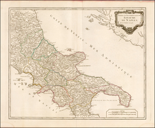 Italy Map By Didier Robert de Vaugondy