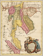 Southeast Asia Map By Giacomo Giovanni Rossi - Giacomo Cantelli da Vignola