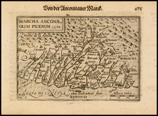 Northern Italy Map By Barent Langenes