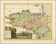 France Map By Giambattista Albrizzi