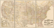 United States Map By Rand McNally & Company